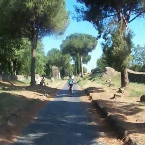 Via Appia with byke audio guided